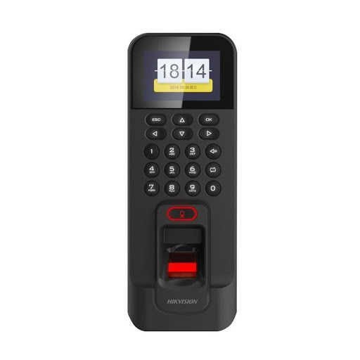 Geçiş Kontrol Terminali (Proximity Kart Okuyucu + Parmak İzi + Tuş Takımı) DS-K1T804AEF