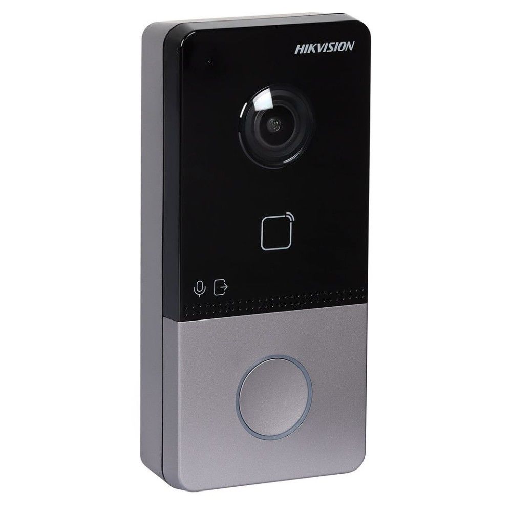 Tek Butonlu Dış Mekan Görüntülü İnterkom Kapı Zili (Wİ-Fİ) DS-KV6113-WPE1