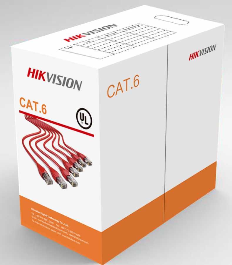 305 m CAT6 UTP Network Cable-Bakır (Solid Copper, 0.55 mm) DS-1LN6U-G
