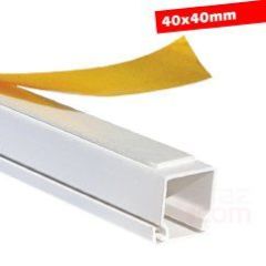 0066 Kablo Kanalı 40*40 Yapışkanlı