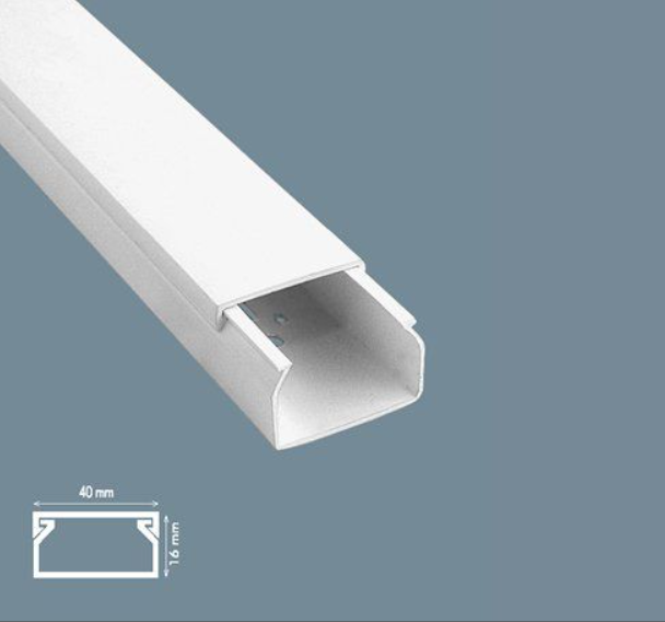 0005 Kablo Kanalı 40*16 Poşetli (Yapışkansız)