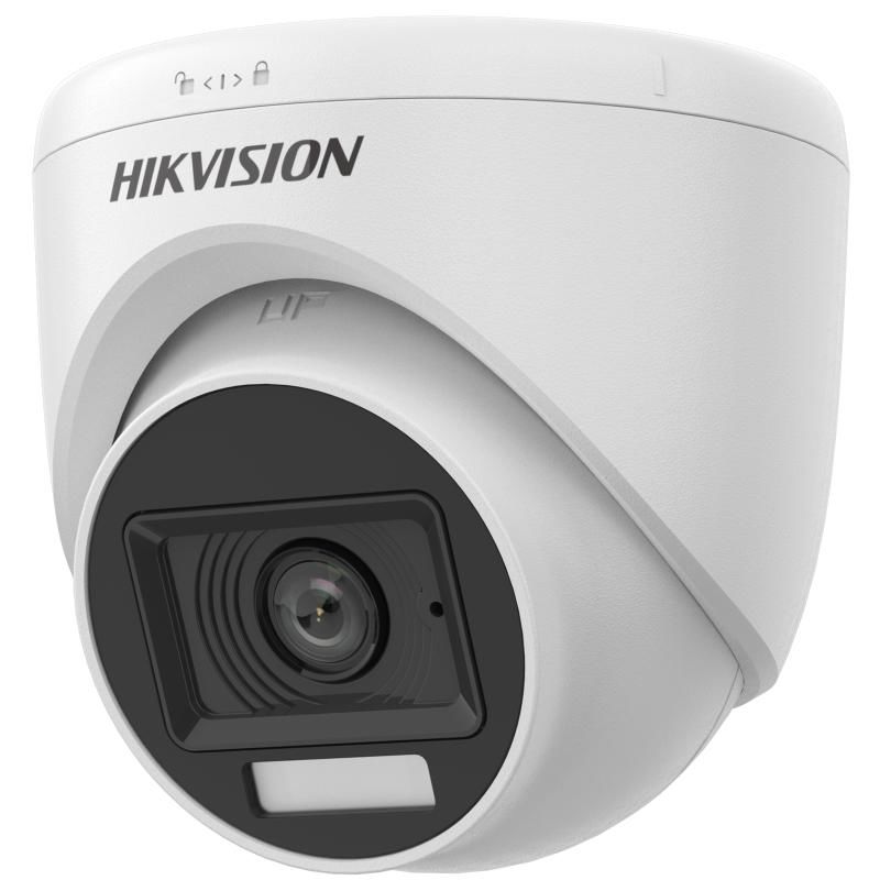 2MP 2.8mm/3.6mm Lens 20Mt. IR Smart Hybrid Light Dome Kamera  DS-2CE76D0T-LPFS