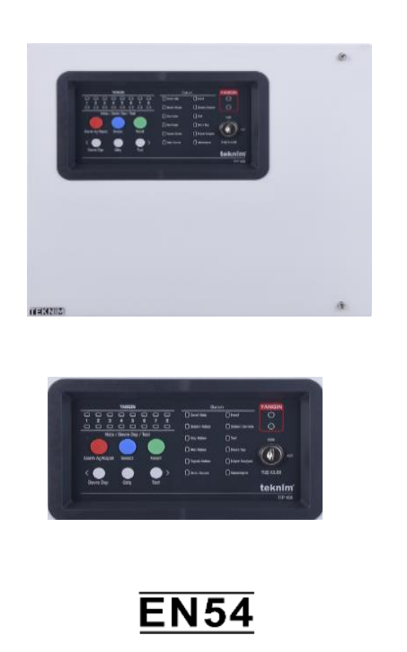TFP-408 8 BÖLGELİ KONVANSİYONEL YANGIN ALARM PANELİ