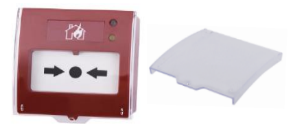 TFA-0165 YANGIN ALARM BUTONLARI İÇİN ŞEFFAF KORUMA KAPAĞI