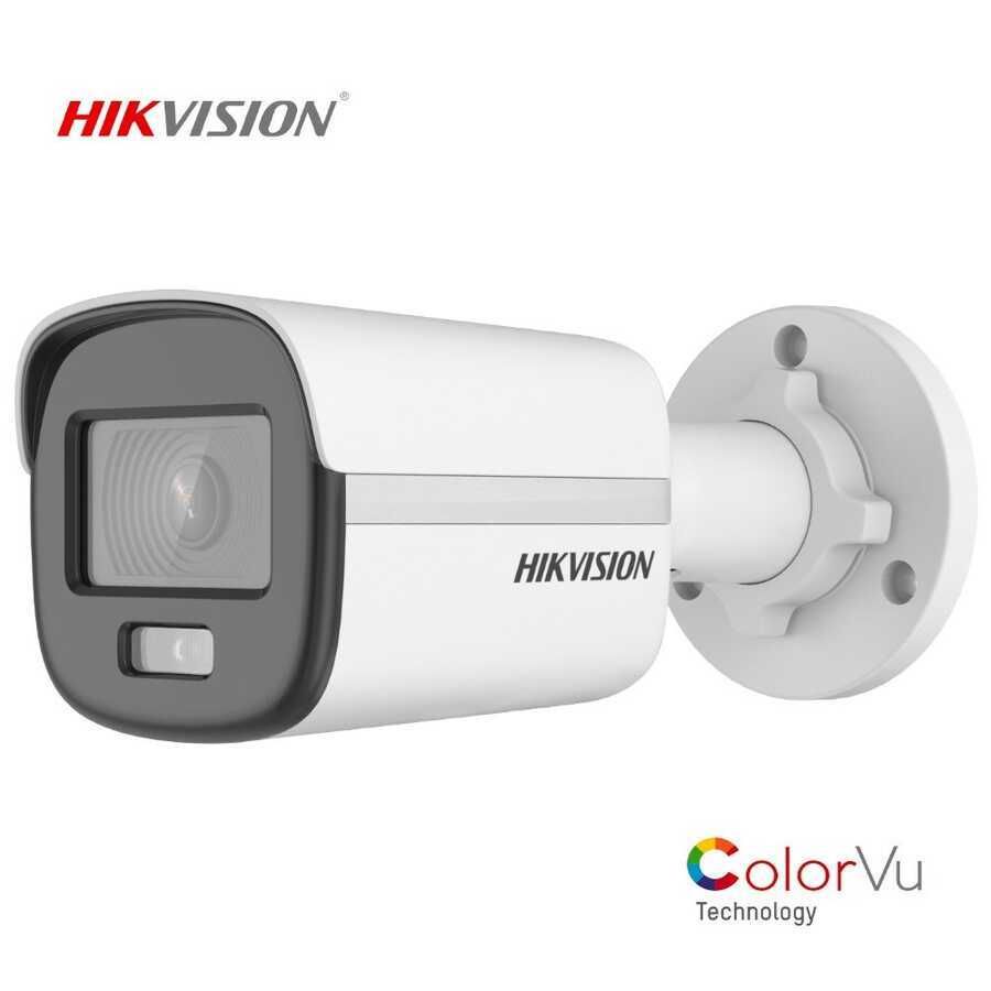 4MP 4.0mm Lens 40Mt. IR H.265+ P Bullet Kamera - Dahili Mikrofon     DS-2CD1047G0-LUF