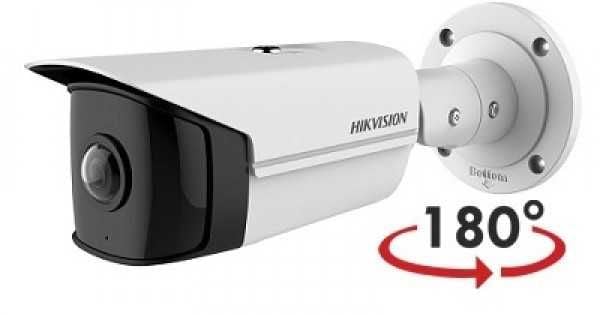 4 MP 180° Süper Geniş Açı Bullet Kamera (H.265+, 20mt)       DS-2CD2T45G0P-I